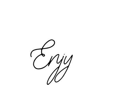 Make a beautiful signature design for name Enjy. With this signature (Bearetta-2O07w) style, you can create a handwritten signature for free. Enjy signature style 12 images and pictures png