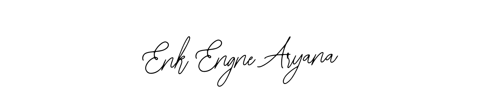 Make a short Enk Engne Aryana signature style. Manage your documents anywhere anytime using Bearetta-2O07w. Create and add eSignatures, submit forms, share and send files easily. Enk Engne Aryana signature style 12 images and pictures png