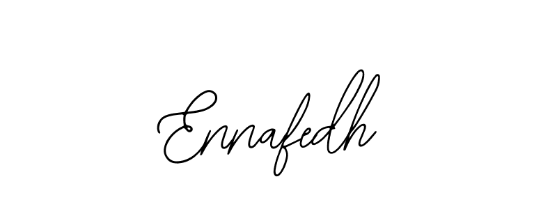 You should practise on your own different ways (Bearetta-2O07w) to write your name (Ennafedh) in signature. don't let someone else do it for you. Ennafedh signature style 12 images and pictures png