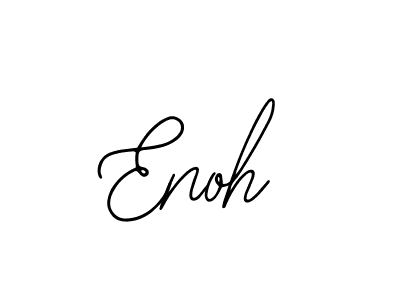 Use a signature maker to create a handwritten signature online. With this signature software, you can design (Bearetta-2O07w) your own signature for name Enoh. Enoh signature style 12 images and pictures png