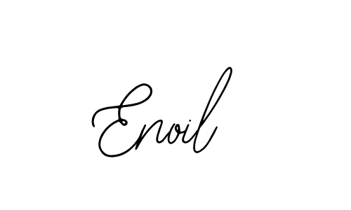 How to make Enoil name signature. Use Bearetta-2O07w style for creating short signs online. This is the latest handwritten sign. Enoil signature style 12 images and pictures png