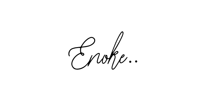 Make a short Enoke.. signature style. Manage your documents anywhere anytime using Bearetta-2O07w. Create and add eSignatures, submit forms, share and send files easily. Enoke.. signature style 12 images and pictures png