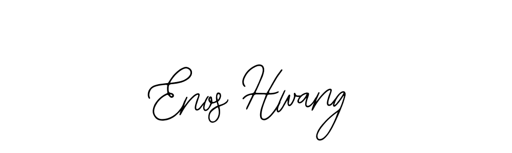 Make a beautiful signature design for name Enos Hwang. With this signature (Bearetta-2O07w) style, you can create a handwritten signature for free. Enos Hwang signature style 12 images and pictures png