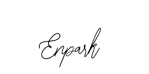 How to make Enpark name signature. Use Bearetta-2O07w style for creating short signs online. This is the latest handwritten sign. Enpark signature style 12 images and pictures png