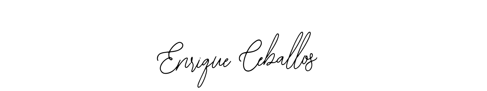 How to make Enrique Ceballos signature? Bearetta-2O07w is a professional autograph style. Create handwritten signature for Enrique Ceballos name. Enrique Ceballos signature style 12 images and pictures png