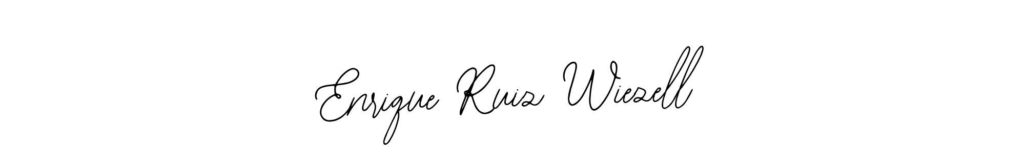 The best way (Bearetta-2O07w) to make a short signature is to pick only two or three words in your name. The name Enrique Ruiz Wiezell include a total of six letters. For converting this name. Enrique Ruiz Wiezell signature style 12 images and pictures png