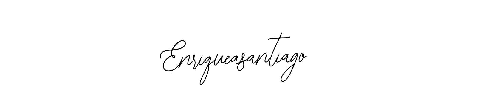 How to make Enriqueasantiago name signature. Use Bearetta-2O07w style for creating short signs online. This is the latest handwritten sign. Enriqueasantiago signature style 12 images and pictures png