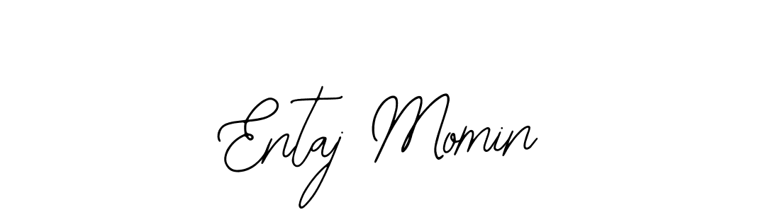Also we have Entaj Momin name is the best signature style. Create professional handwritten signature collection using Bearetta-2O07w autograph style. Entaj Momin signature style 12 images and pictures png