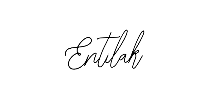 if you are searching for the best signature style for your name Entilak. so please give up your signature search. here we have designed multiple signature styles  using Bearetta-2O07w. Entilak signature style 12 images and pictures png