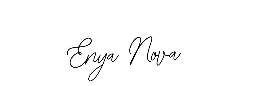 Enya Nova stylish signature style. Best Handwritten Sign (Bearetta-2O07w) for my name. Handwritten Signature Collection Ideas for my name Enya Nova. Enya Nova signature style 12 images and pictures png