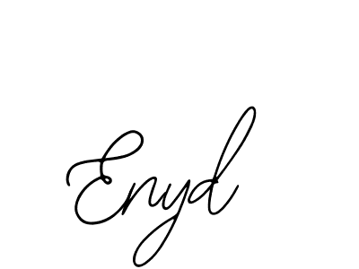 How to make Enyd name signature. Use Bearetta-2O07w style for creating short signs online. This is the latest handwritten sign. Enyd signature style 12 images and pictures png