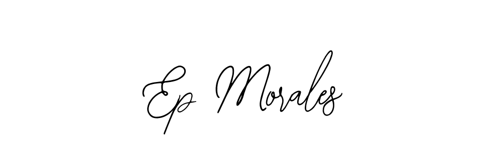 Best and Professional Signature Style for Ep Morales. Bearetta-2O07w Best Signature Style Collection. Ep Morales signature style 12 images and pictures png