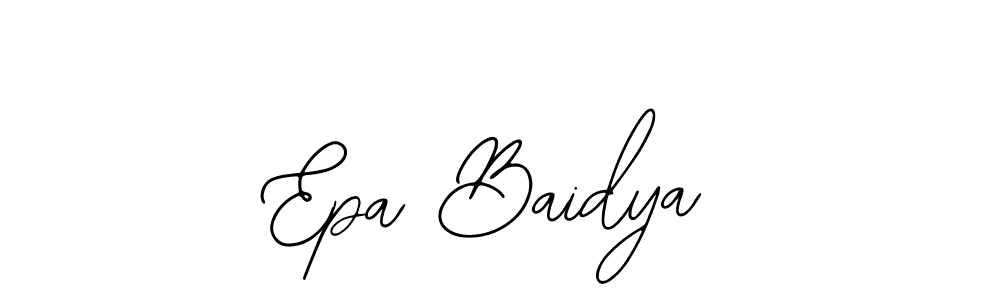 Also we have Epa Baidya name is the best signature style. Create professional handwritten signature collection using Bearetta-2O07w autograph style. Epa Baidya signature style 12 images and pictures png