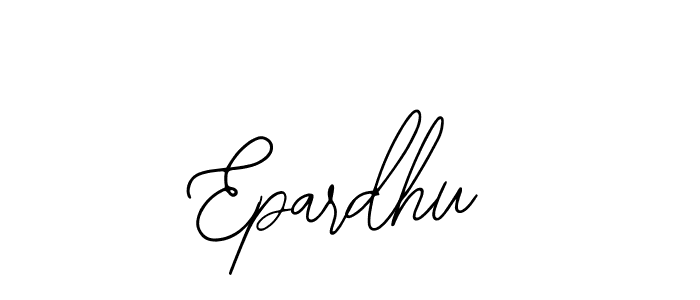 if you are searching for the best signature style for your name Epardhu. so please give up your signature search. here we have designed multiple signature styles  using Bearetta-2O07w. Epardhu signature style 12 images and pictures png
