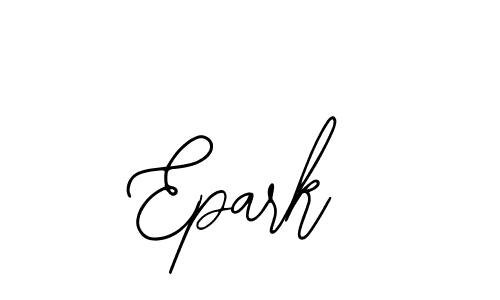 Create a beautiful signature design for name Epark. With this signature (Bearetta-2O07w) fonts, you can make a handwritten signature for free. Epark signature style 12 images and pictures png