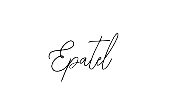 This is the best signature style for the Epatel name. Also you like these signature font (Bearetta-2O07w). Mix name signature. Epatel signature style 12 images and pictures png