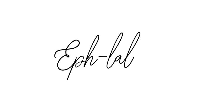 Make a beautiful signature design for name Eph-lal. With this signature (Bearetta-2O07w) style, you can create a handwritten signature for free. Eph-lal signature style 12 images and pictures png