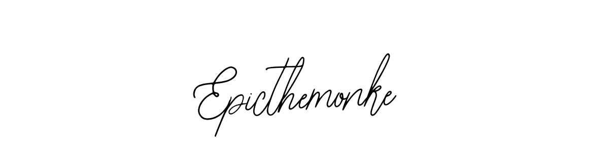 if you are searching for the best signature style for your name Epicthemonke. so please give up your signature search. here we have designed multiple signature styles  using Bearetta-2O07w. Epicthemonke signature style 12 images and pictures png