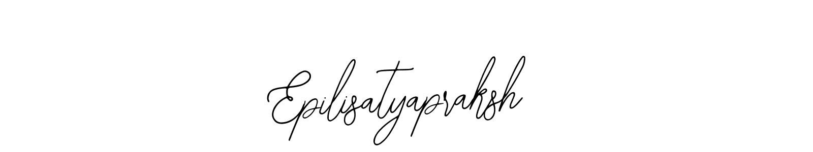 How to make Epilisatyapraksh name signature. Use Bearetta-2O07w style for creating short signs online. This is the latest handwritten sign. Epilisatyapraksh signature style 12 images and pictures png