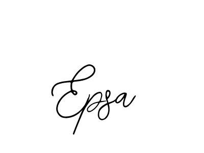 Make a beautiful signature design for name Epsa. Use this online signature maker to create a handwritten signature for free. Epsa signature style 12 images and pictures png