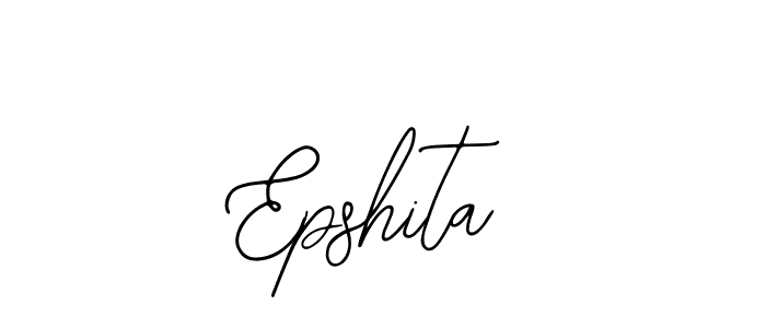 How to make Epshita signature? Bearetta-2O07w is a professional autograph style. Create handwritten signature for Epshita name. Epshita signature style 12 images and pictures png
