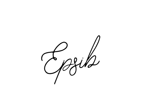 Make a beautiful signature design for name Epsib. Use this online signature maker to create a handwritten signature for free. Epsib signature style 12 images and pictures png