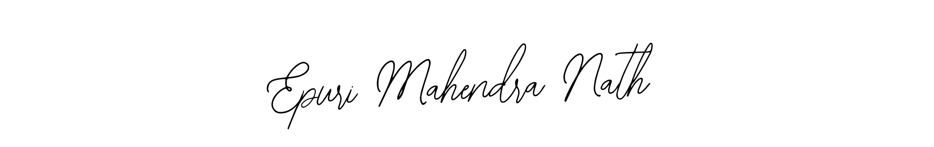 You should practise on your own different ways (Bearetta-2O07w) to write your name (Epuri Mahendra Nath) in signature. don't let someone else do it for you. Epuri Mahendra Nath signature style 12 images and pictures png