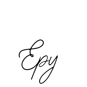 Create a beautiful signature design for name Epy. With this signature (Bearetta-2O07w) fonts, you can make a handwritten signature for free. Epy signature style 12 images and pictures png