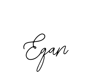 You should practise on your own different ways (Bearetta-2O07w) to write your name (Eqan) in signature. don't let someone else do it for you. Eqan signature style 12 images and pictures png