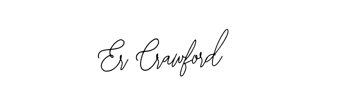 Use a signature maker to create a handwritten signature online. With this signature software, you can design (Bearetta-2O07w) your own signature for name Er Crawford. Er Crawford signature style 12 images and pictures png