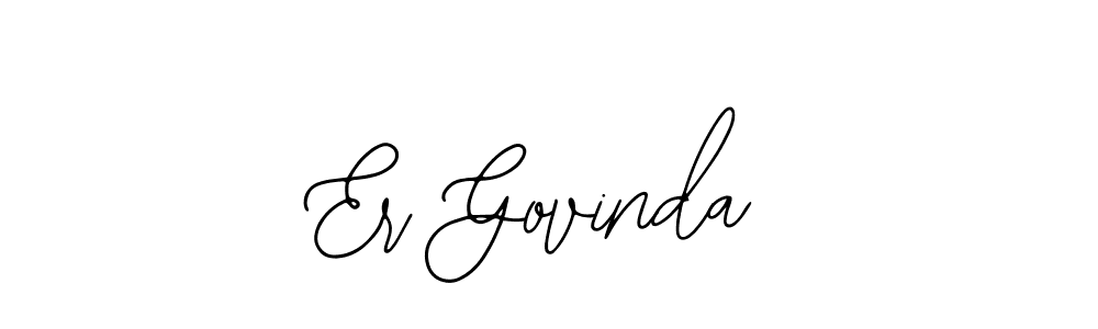 Make a beautiful signature design for name Er Govinda. Use this online signature maker to create a handwritten signature for free. Er Govinda signature style 12 images and pictures png