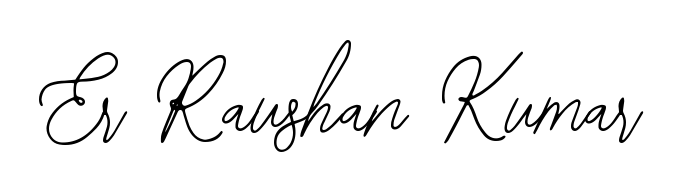 Make your name Er Raushan Kumar memorable on every contract using Bearetta-2O07w autograph style. Instant transparent background export available. Er Raushan Kumar signature style 12 images and pictures png