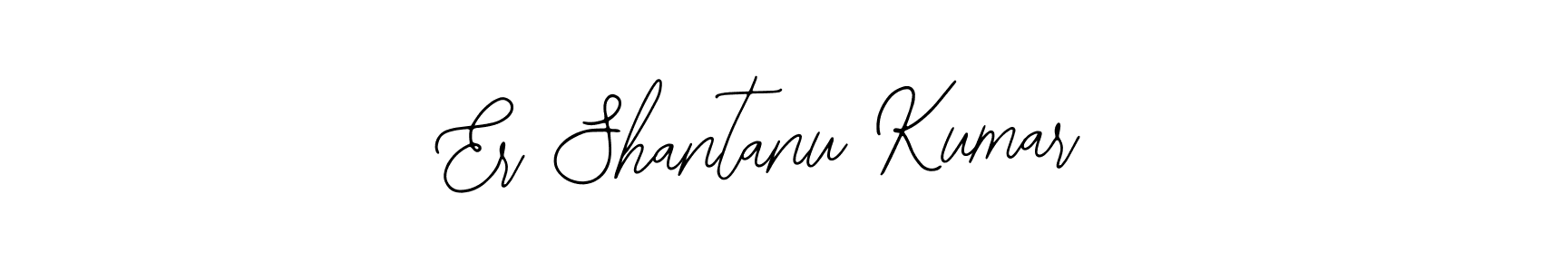 How to make Er Shantanu Kumar name signature. Use Bearetta-2O07w style for creating short signs online. This is the latest handwritten sign. Er Shantanu Kumar signature style 12 images and pictures png