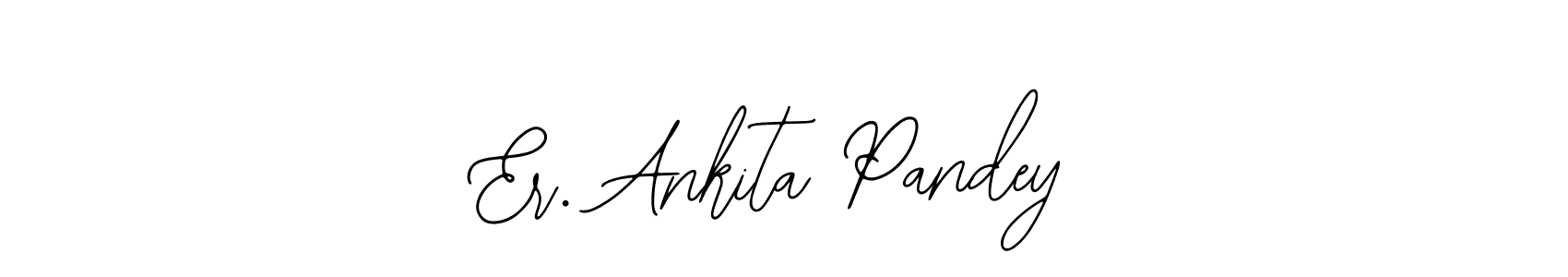 The best way (Bearetta-2O07w) to make a short signature is to pick only two or three words in your name. The name Er. Ankita Pandey include a total of six letters. For converting this name. Er. Ankita Pandey signature style 12 images and pictures png