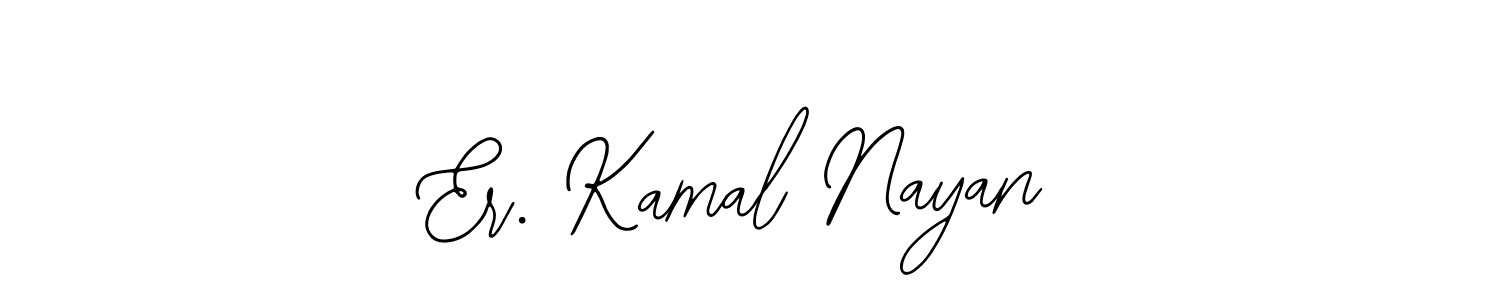 How to make Er. Kamal Nayan name signature. Use Bearetta-2O07w style for creating short signs online. This is the latest handwritten sign. Er. Kamal Nayan signature style 12 images and pictures png