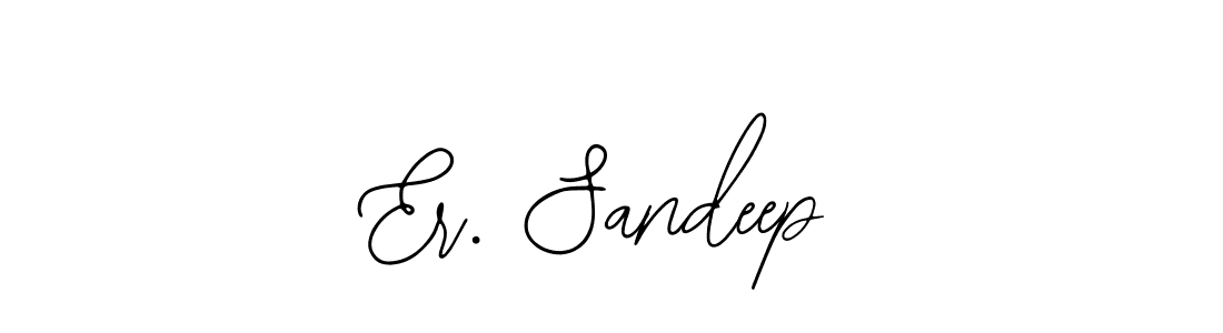 How to make Er. Sandeep signature? Bearetta-2O07w is a professional autograph style. Create handwritten signature for Er. Sandeep name. Er. Sandeep signature style 12 images and pictures png