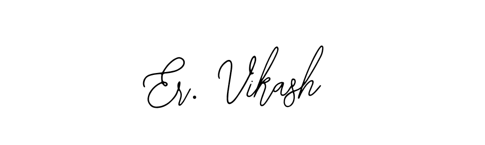 Design your own signature with our free online signature maker. With this signature software, you can create a handwritten (Bearetta-2O07w) signature for name Er. Vikash. Er. Vikash signature style 12 images and pictures png