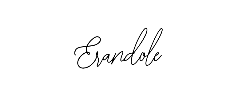 Use a signature maker to create a handwritten signature online. With this signature software, you can design (Bearetta-2O07w) your own signature for name Erandole. Erandole signature style 12 images and pictures png