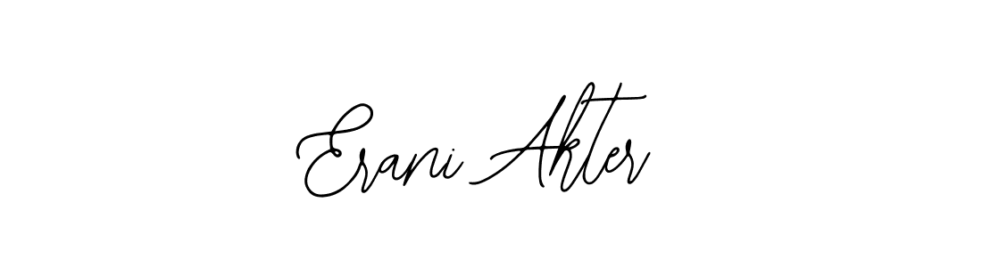 Use a signature maker to create a handwritten signature online. With this signature software, you can design (Bearetta-2O07w) your own signature for name Erani Akter. Erani Akter signature style 12 images and pictures png