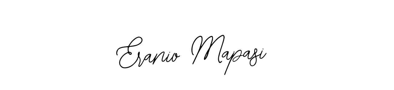 How to make Eranio Mapasi name signature. Use Bearetta-2O07w style for creating short signs online. This is the latest handwritten sign. Eranio Mapasi signature style 12 images and pictures png