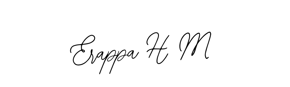 The best way (Bearetta-2O07w) to make a short signature is to pick only two or three words in your name. The name Erappa H M include a total of six letters. For converting this name. Erappa H M signature style 12 images and pictures png