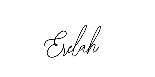 if you are searching for the best signature style for your name Erelah. so please give up your signature search. here we have designed multiple signature styles  using Bearetta-2O07w. Erelah signature style 12 images and pictures png