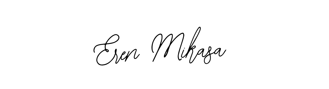 Make a beautiful signature design for name Eren Mikasa. With this signature (Bearetta-2O07w) style, you can create a handwritten signature for free. Eren Mikasa signature style 12 images and pictures png
