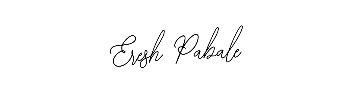 This is the best signature style for the Eresh Pabale name. Also you like these signature font (Bearetta-2O07w). Mix name signature. Eresh Pabale signature style 12 images and pictures png