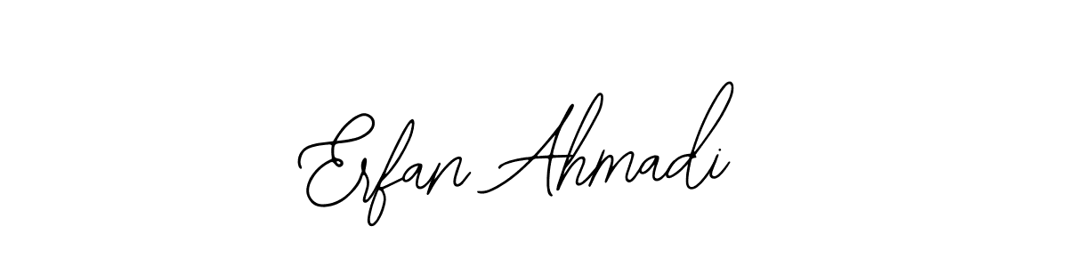 How to make Erfan Ahmadi name signature. Use Bearetta-2O07w style for creating short signs online. This is the latest handwritten sign. Erfan Ahmadi signature style 12 images and pictures png