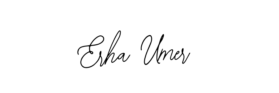 This is the best signature style for the Erha Umer name. Also you like these signature font (Bearetta-2O07w). Mix name signature. Erha Umer signature style 12 images and pictures png