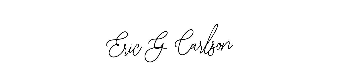 if you are searching for the best signature style for your name Eric G Carlson. so please give up your signature search. here we have designed multiple signature styles  using Bearetta-2O07w. Eric G Carlson signature style 12 images and pictures png