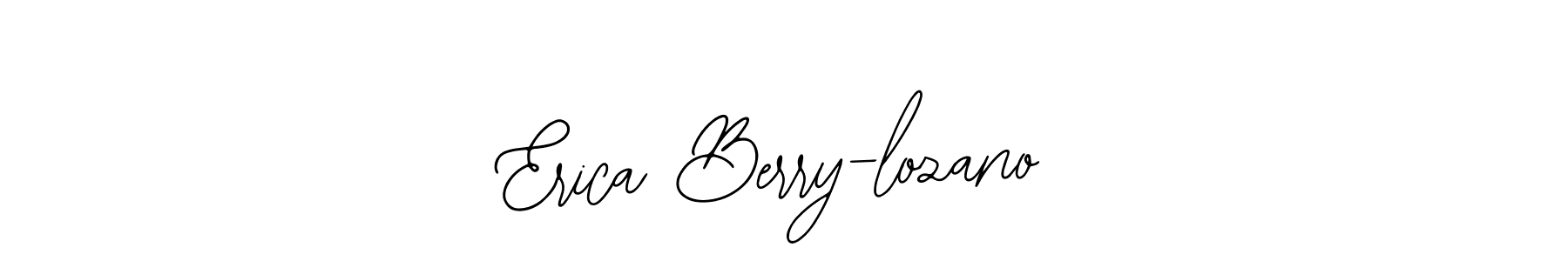 Check out images of Autograph of Erica Berry-lozano name. Actor Erica Berry-lozano Signature Style. Bearetta-2O07w is a professional sign style online. Erica Berry-lozano signature style 12 images and pictures png