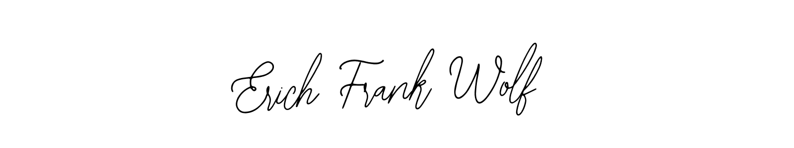 Use a signature maker to create a handwritten signature online. With this signature software, you can design (Bearetta-2O07w) your own signature for name Erich Frank Wolf. Erich Frank Wolf signature style 12 images and pictures png