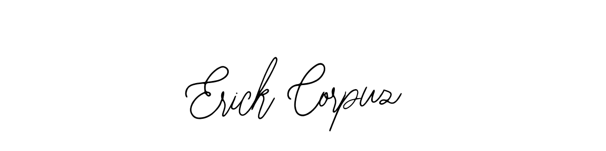 It looks lik you need a new signature style for name Erick Corpuz. Design unique handwritten (Bearetta-2O07w) signature with our free signature maker in just a few clicks. Erick Corpuz signature style 12 images and pictures png